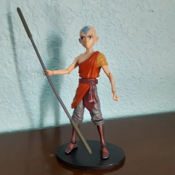 AVATAR THE LAST AIRBENDER AANG POSEABLE FIGURE DIAMOND SELECT TOYS - Picture 1 of 6